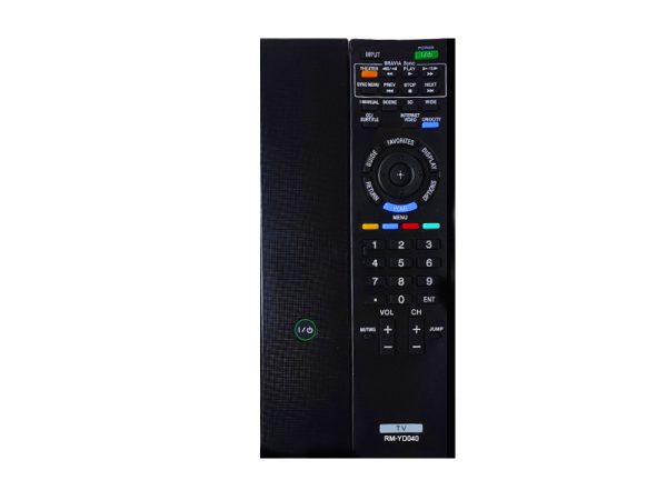 Sony remote control code 040 behind the power