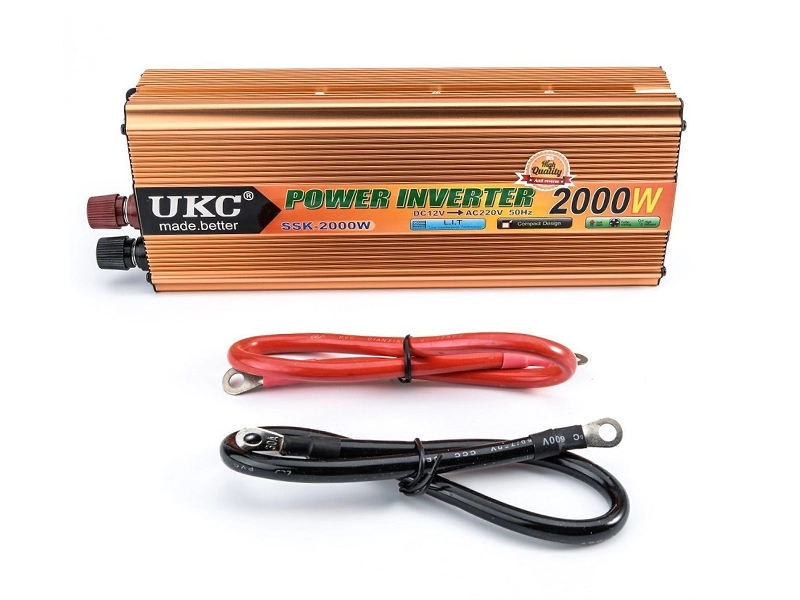 مبدل برق خودرو یو کی سی مدل 2000W